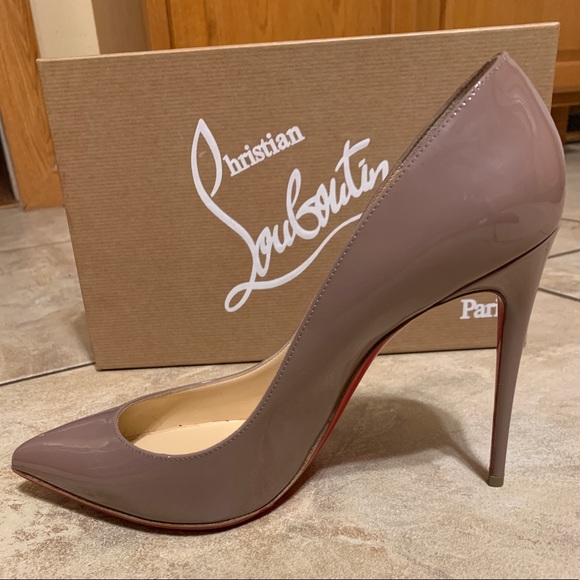 Louboutin Pigalle Follies 100mm size 40 worn ONCE - Picture 7 of 8